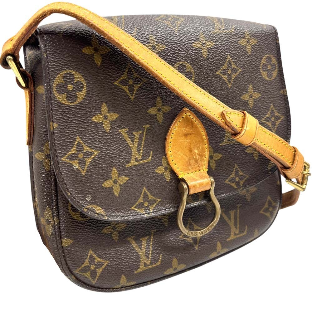 Louis Vuitton Saint Cloud Shoulder Bag Crossbody Monogram Brown